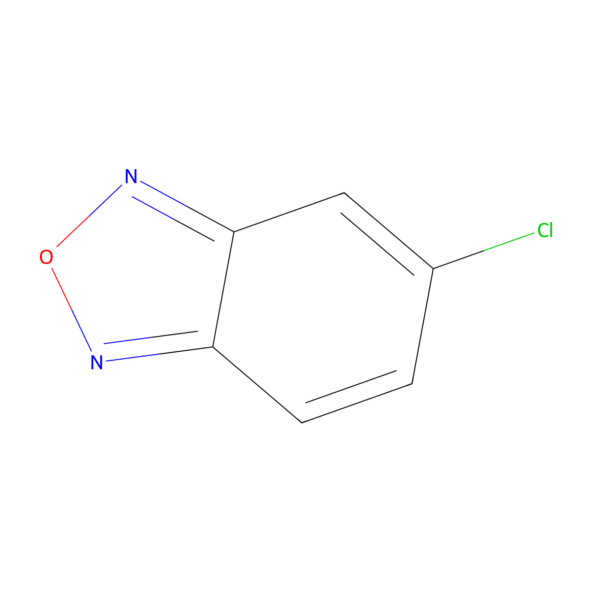 5-Chlorobenzofurazan molecular structure, CAS 19155-86-3