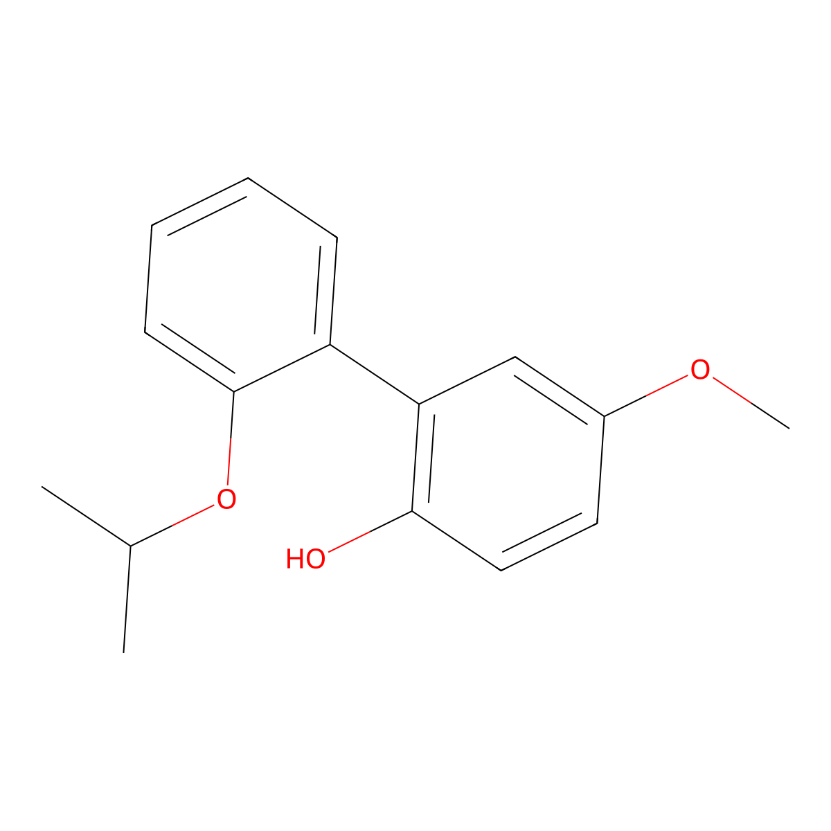 5-Methoxy-2'-(1-methylethoxy)[1,1'-biphenyl]-2-ol molecular structure, CAS 1915644-30-2