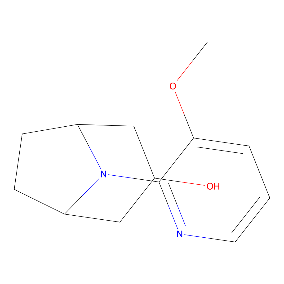 8-(3-Methoxypyridin-2-yl)-8-azabicyclo[3.2.1]octan-3-ol molecular structure, CAS 1915763-94-8