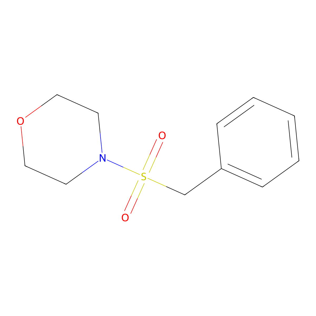 4-Benzylsulfonylmorpholine molecular structure, CAS 19158-31-7