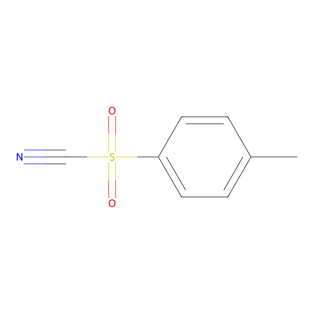 p-Toluenesulphonyl cyanide molecular structure, CAS 19158-51-1