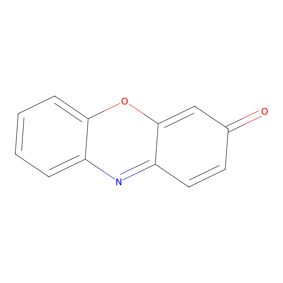 Phenoxazinone molecular structure, CAS 1916-63-8