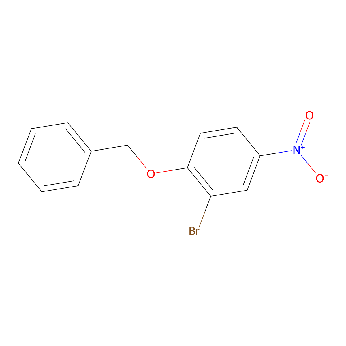 1-(Benzyloxy)-2-bromo-4-nitrobenzene molecular structure, CAS 191602-86-5