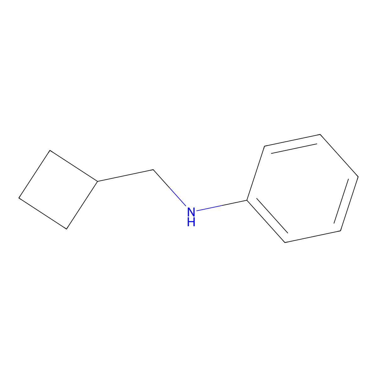 N-(Cyclobutylmethyl)aniline molecular structure, CAS 191664-09-2