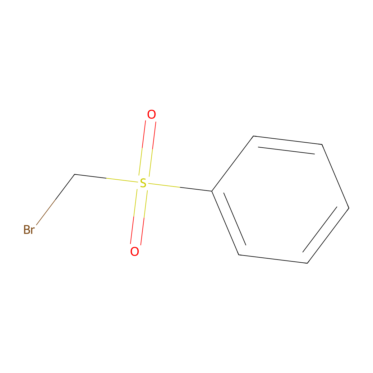 Bromomethyl phenyl sulfone molecular structure, CAS 19169-90-5