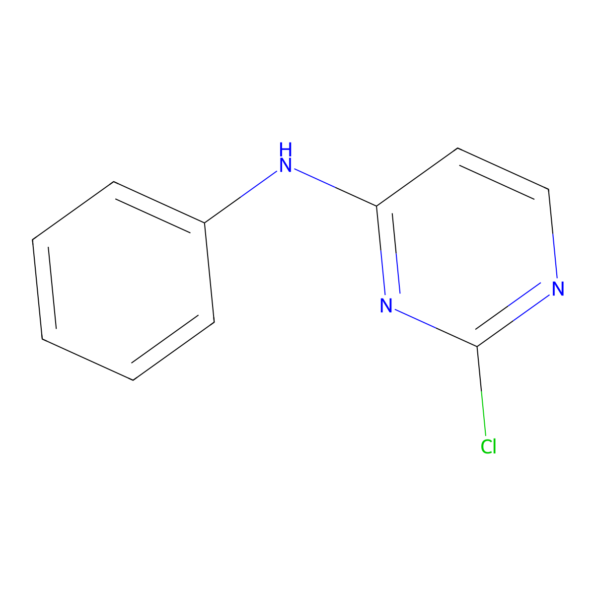 2-Chloro-N-phenylpyrimidin-4-amine molecular structure, CAS 191728-83-3