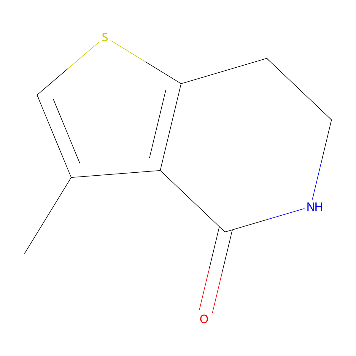 3-Methyl-6,7-dihydrothieno[3,2-C]pyridin-4(5H)-one molecular structure, CAS 1917330-70-1