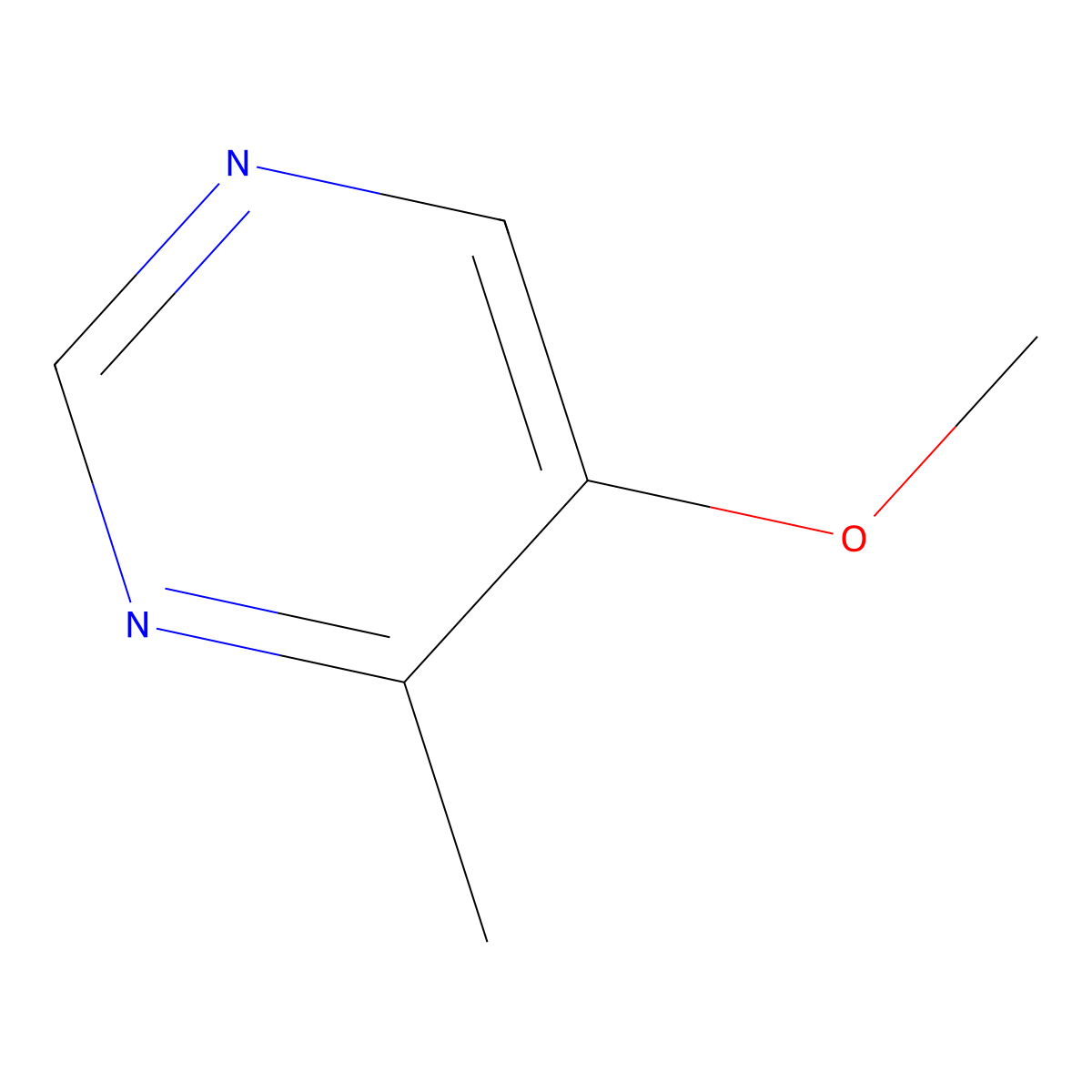 5-Methoxy-4-methylpyrimidine molecular structure, CAS 19175-07-6