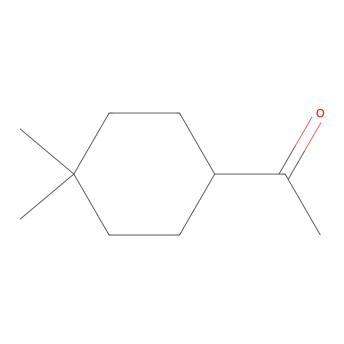 1-(4,4-Dimethylcyclohexyl)ethan-1-one molecular structure, CAS 19176-99-9