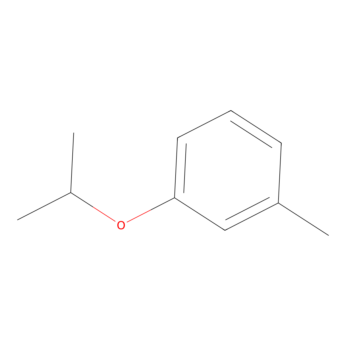 1-Methyl-3-(propan-2-yloxy)benzene molecular structure, CAS 19177-04-9