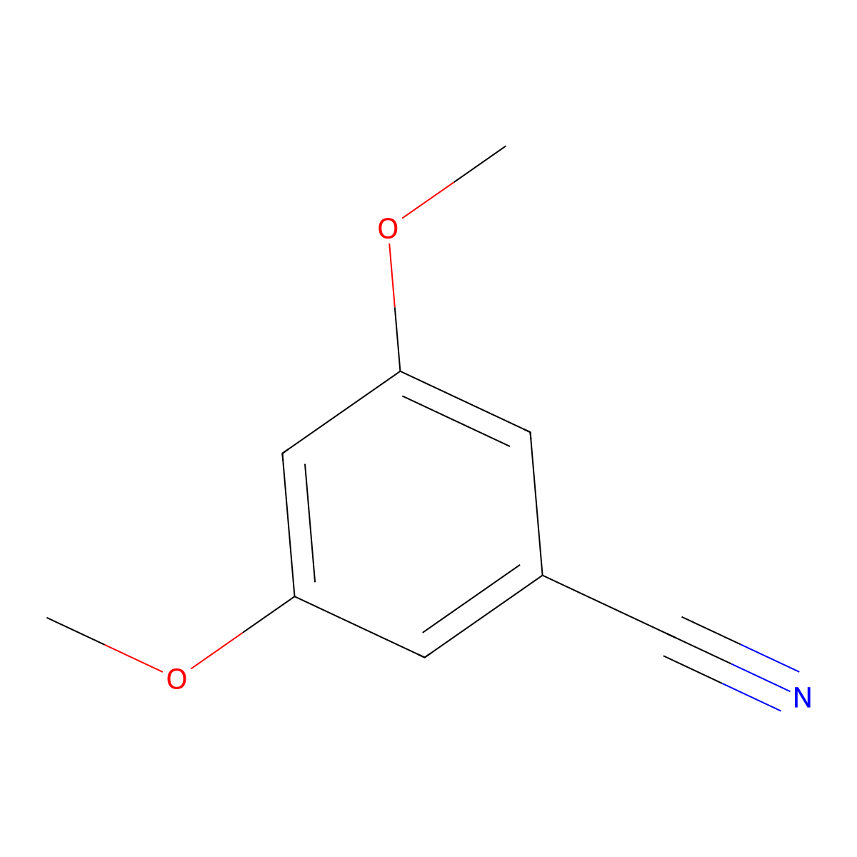 1-(Cyanomethyl)-3,5-dimethoxybenzene molecular structure, CAS 19179-31-8