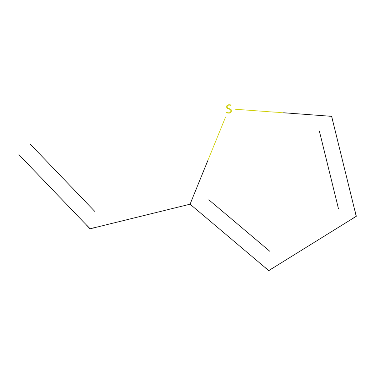 2-Vinylthiophene molecular structure, CAS 1918-82-7