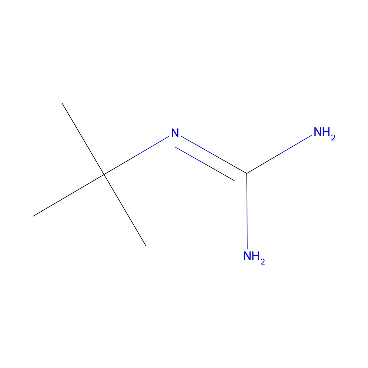 1-(tert-Butyl)guanidine molecular structure, CAS 19180-20-2