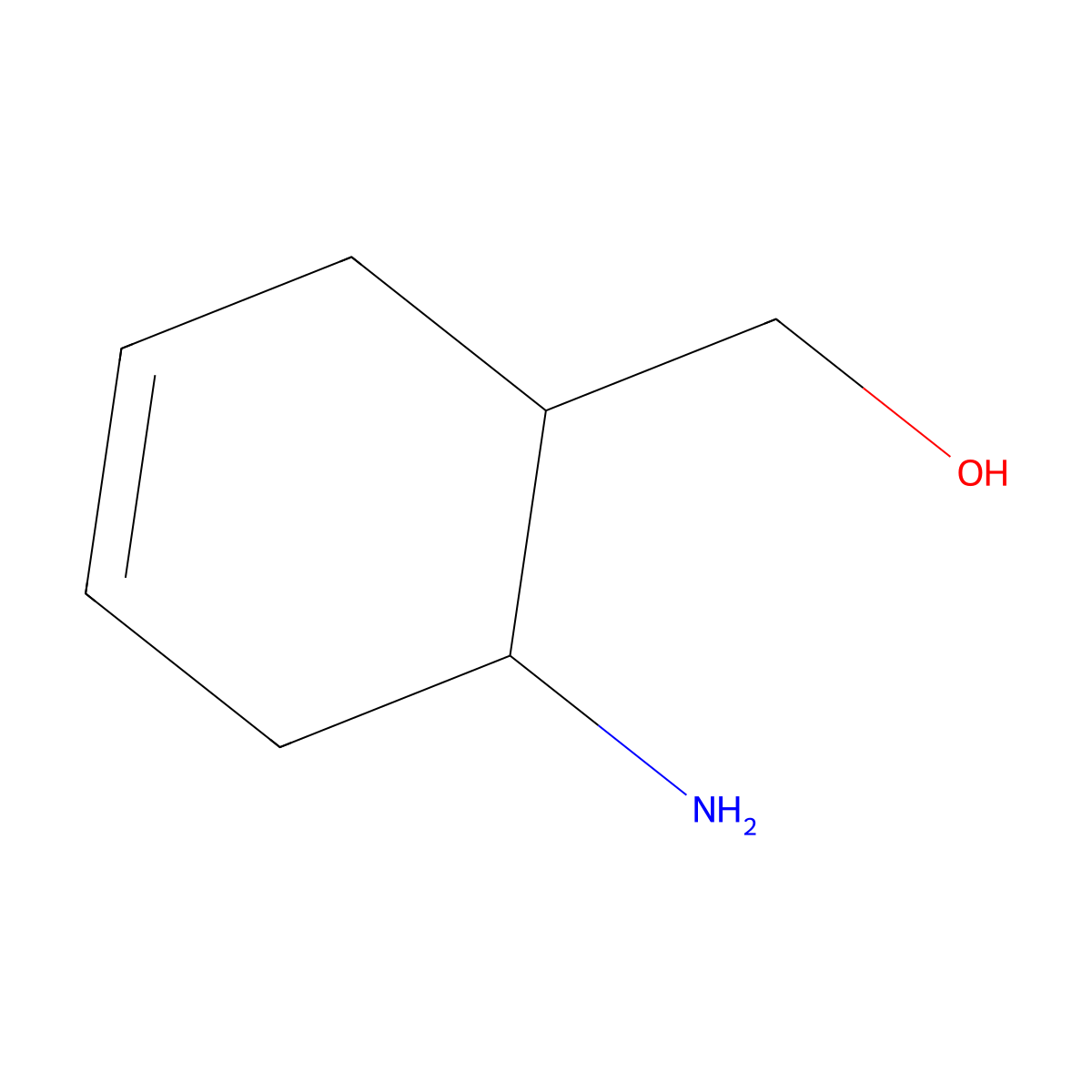 (6-Aminocyclohex-3-en-1-yl)methanol molecular structure, CAS 191803-49-3