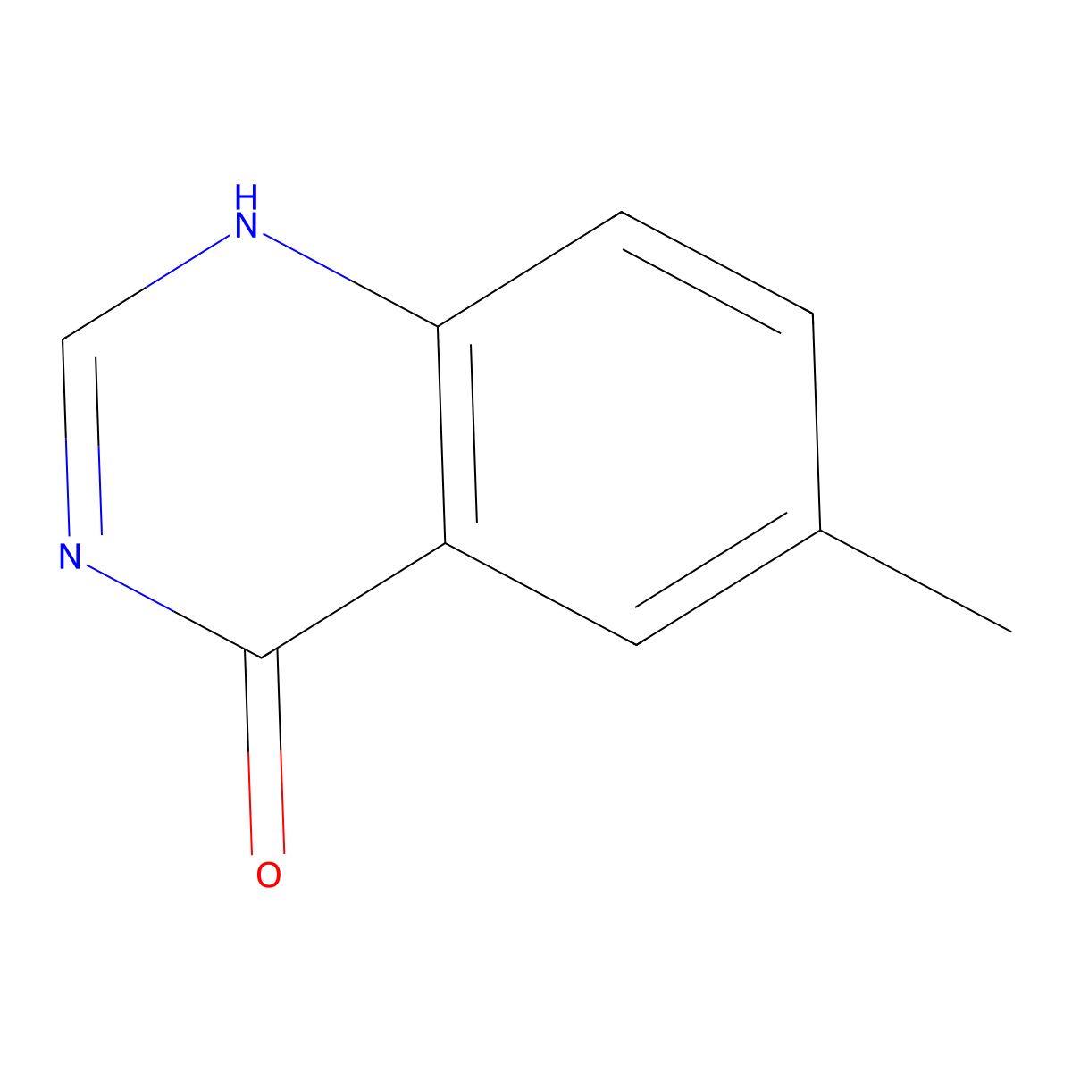 6-methyl-1H-quinazolin-4-one molecular structure, CAS 19181-53-4
