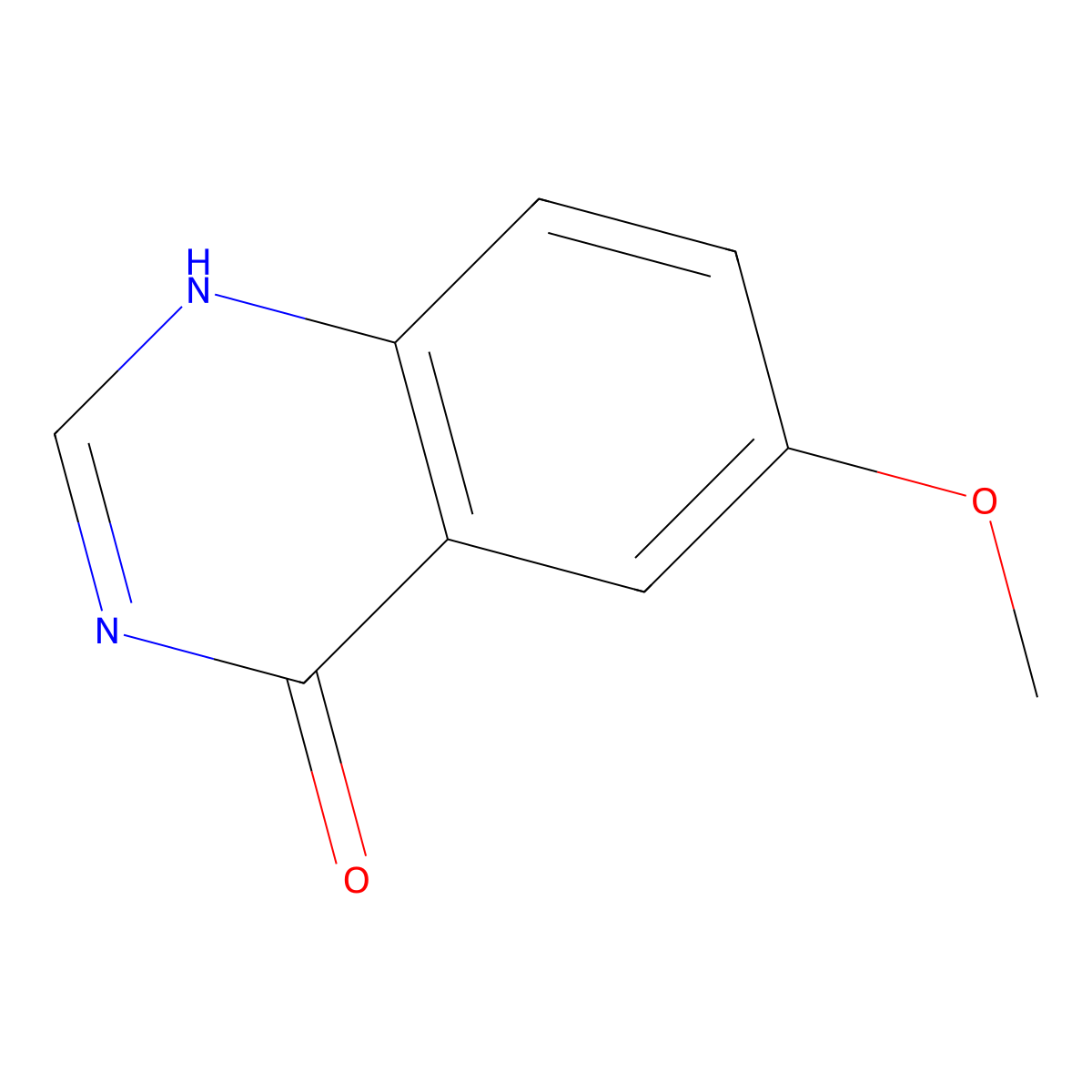 6-methoxy-1H-quinazolin-4-one molecular structure, CAS 19181-64-7