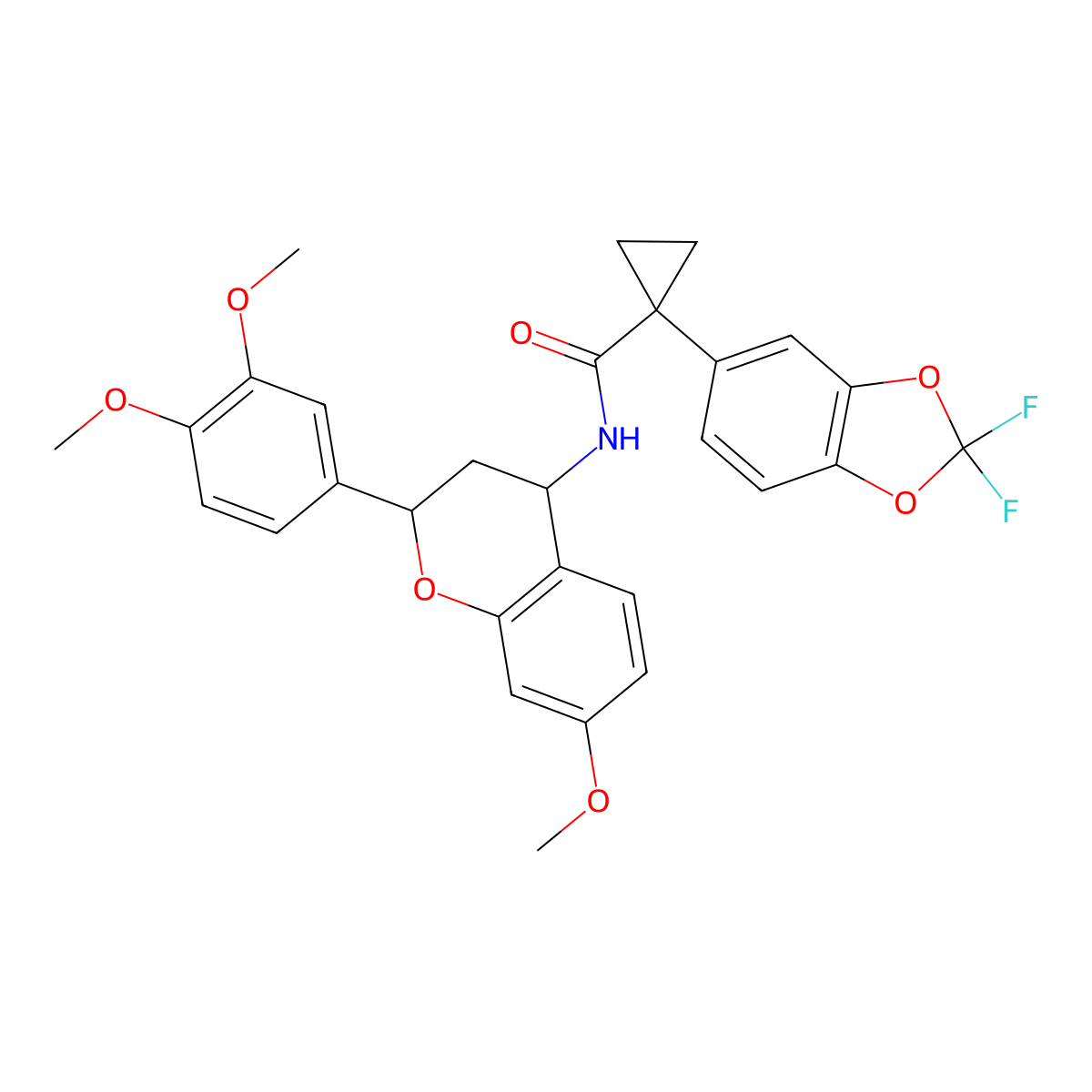 CFTR corrector 8 molecular structure, CAS 1918142-35-4
