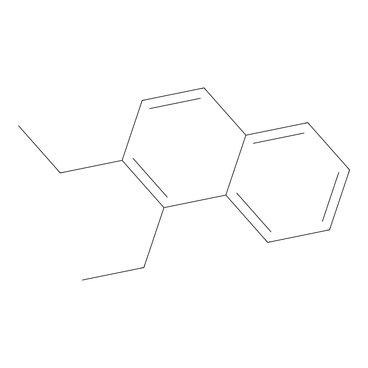 1,2-Diethylnaphthalene molecular structure, CAS 19182-11-7