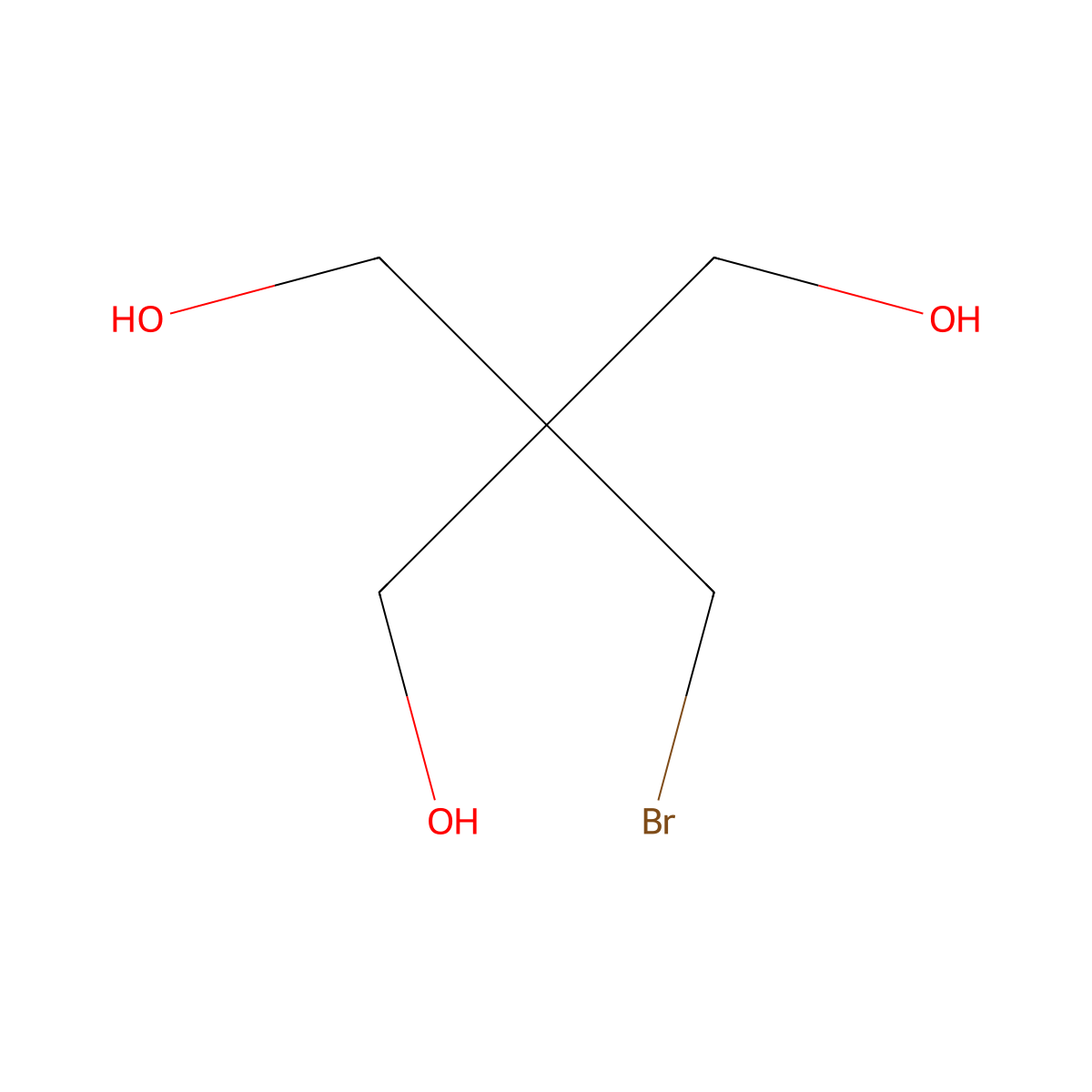 1,3-Propanediol, 2-(bromomethyl)-2-(hydroxymethyl)- molecular structure, CAS 19184-65-7