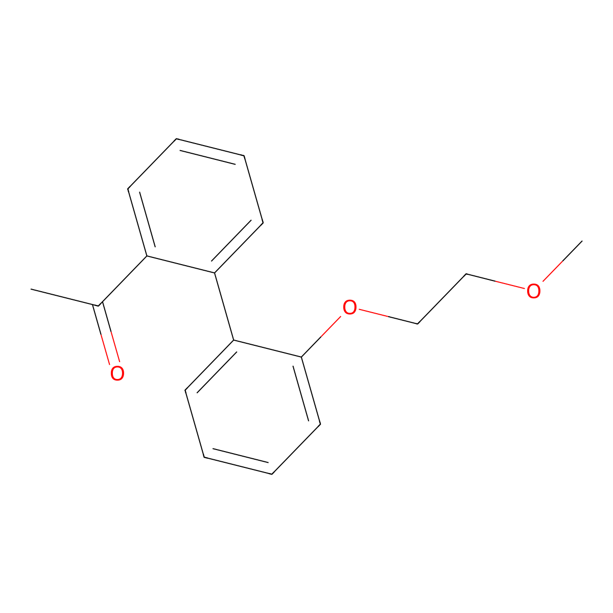 1-[2'-(2-Methoxyethoxy)[1,1'-biphenyl]-2-yl]ethanone molecular structure, CAS 1918456-06-0