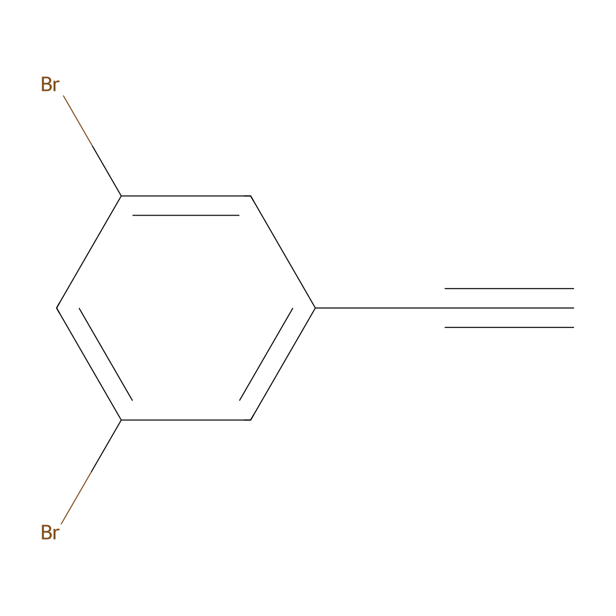 1,3-Dibromo-5-ethynylbenzene molecular structure, CAS 191846-86-3