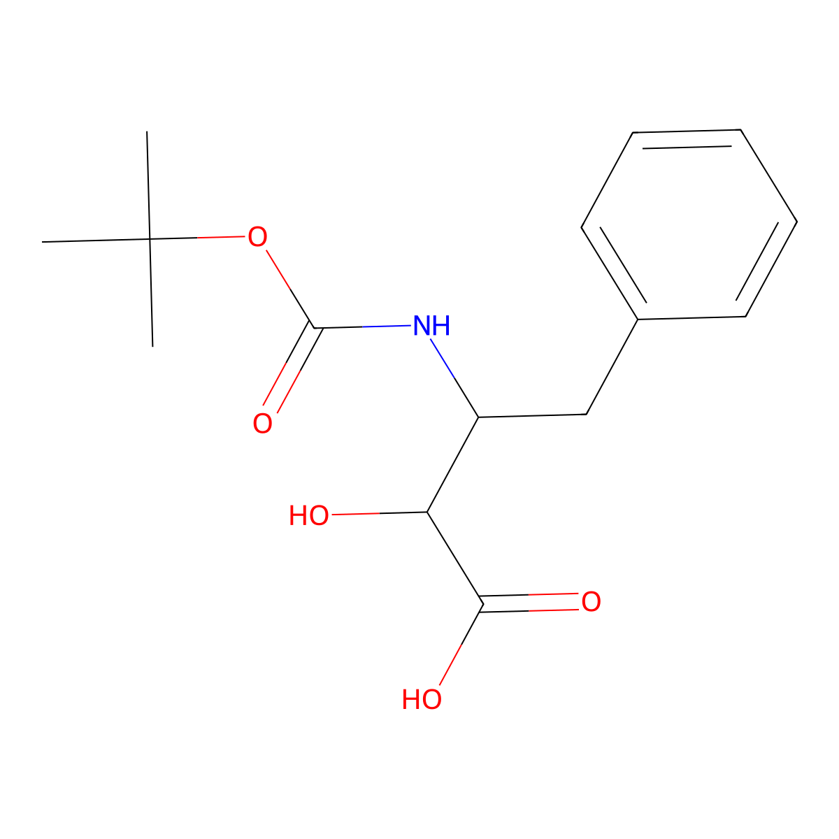 (3S)-3-{[(tert-butoxy)carbonyl]amino}-2-hydroxy-4-phenylbutanoic acid molecular structure, CAS 191849-93-1