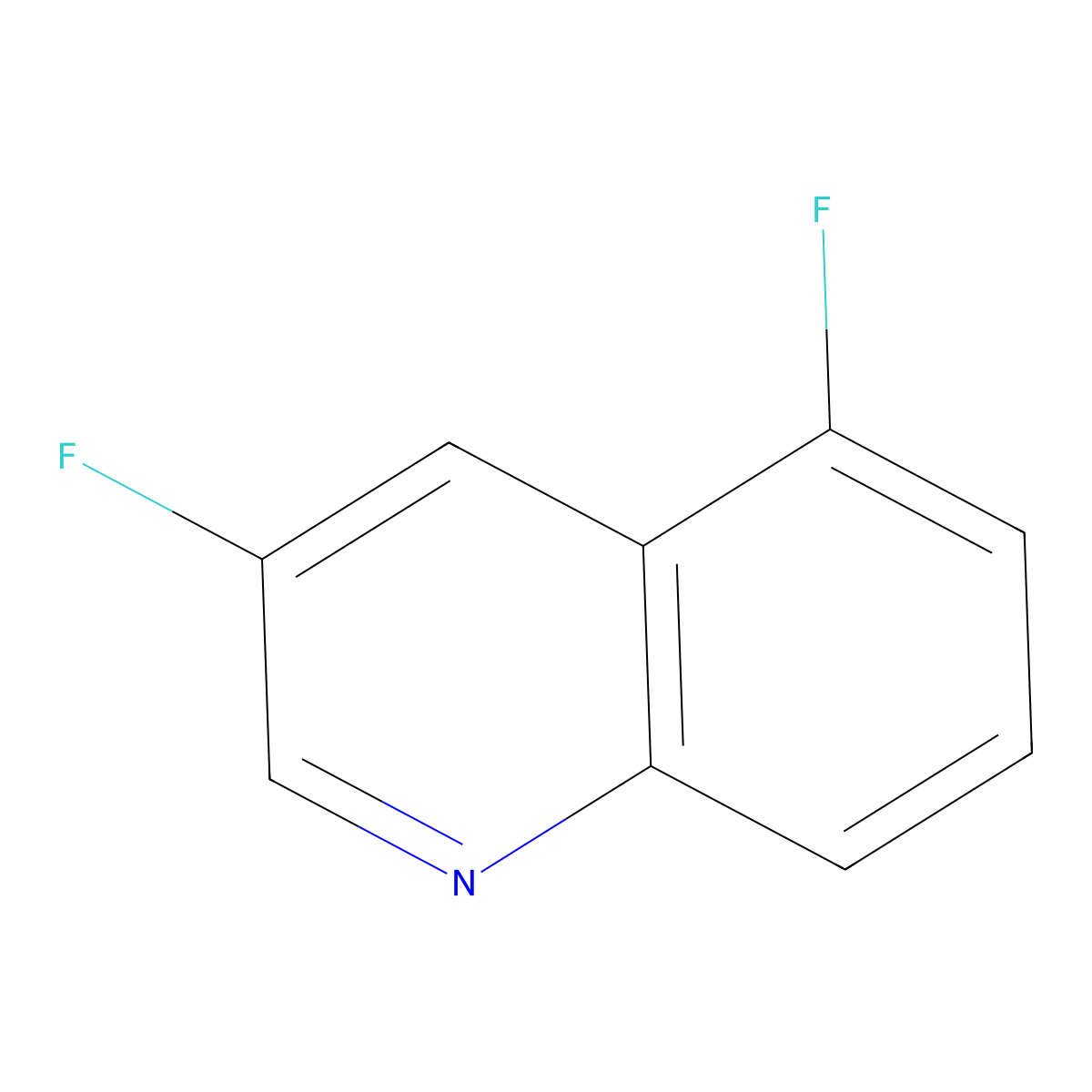 3,5-Difluoroquinoline molecular structure, CAS 191861-15-1