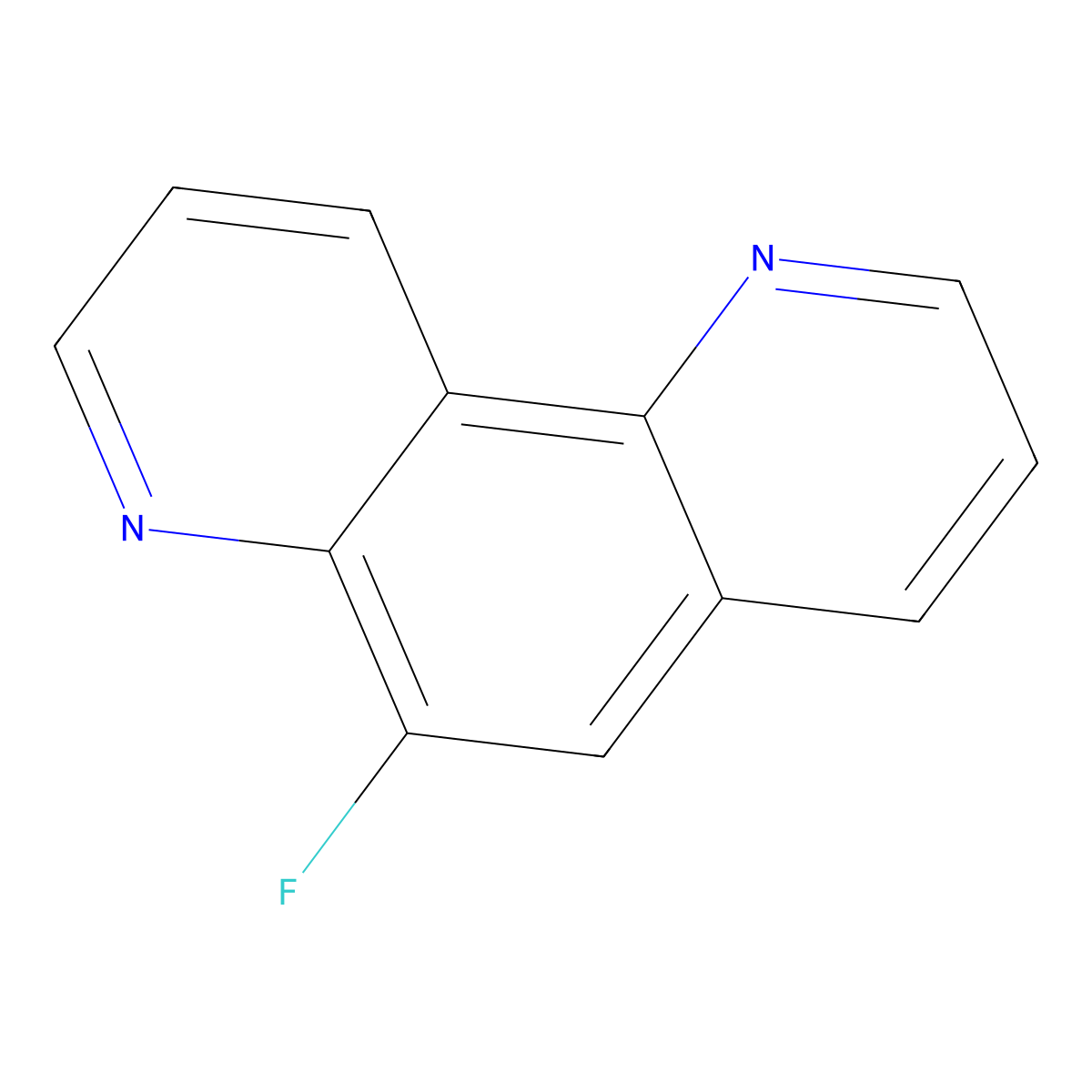 6-Fluoro-1,7-phenanthroline molecular structure, CAS 191861-16-2