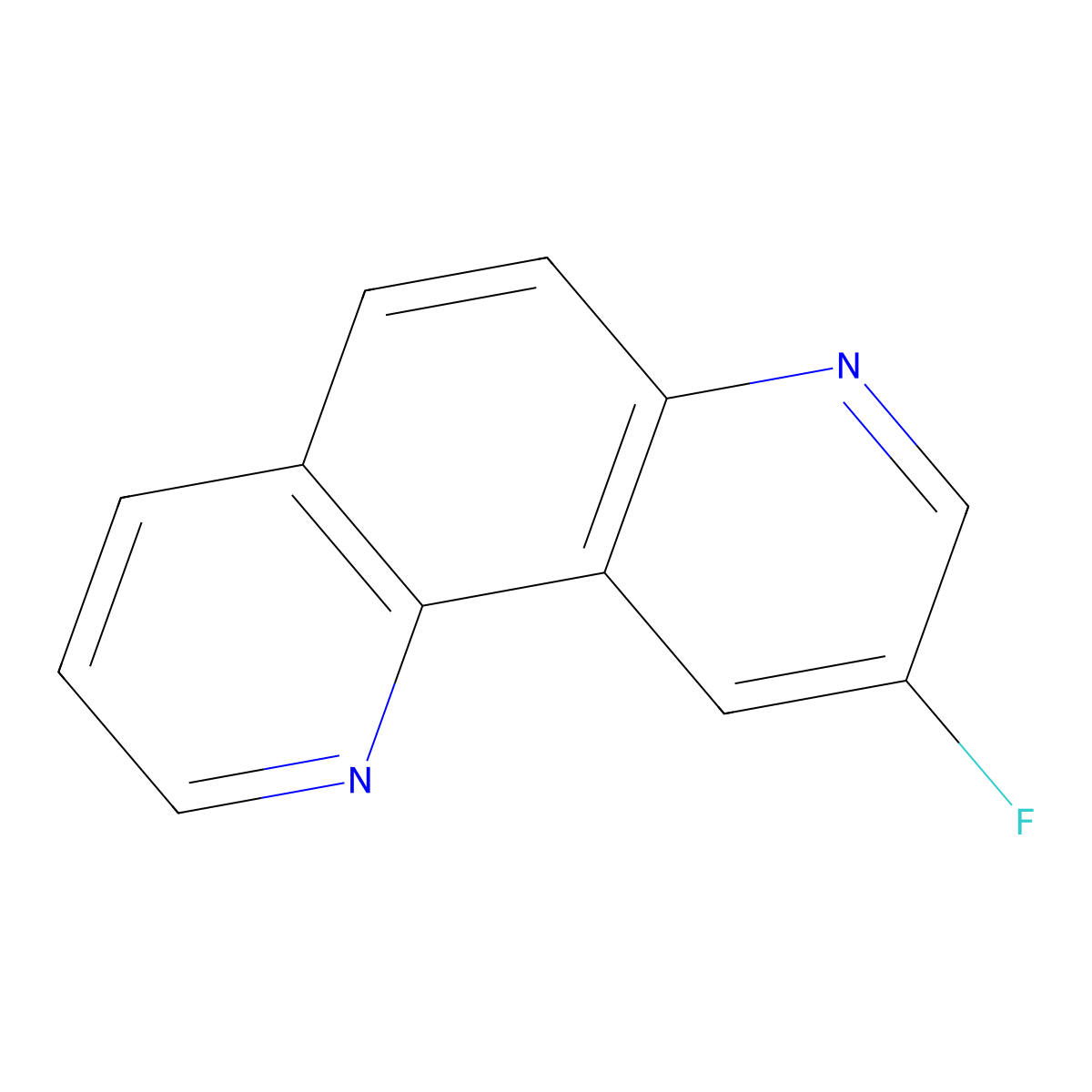 9-Fluoro-1,7-phenanthroline molecular structure, CAS 191861-17-3