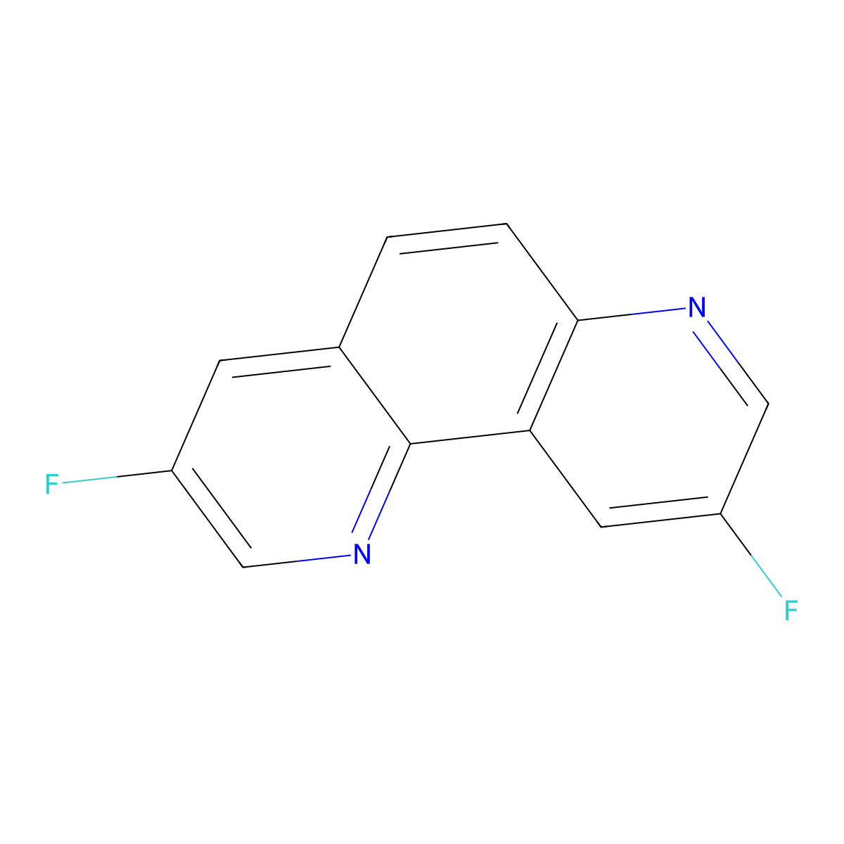 3,9-Difluoro-1,7-phenanthroline molecular structure, CAS 191861-18-4