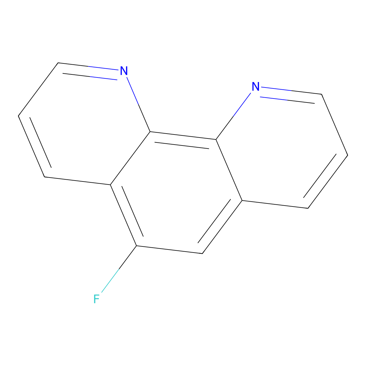 5-Fluoro-1,10-phenanthroline molecular structure, CAS 191861-19-5