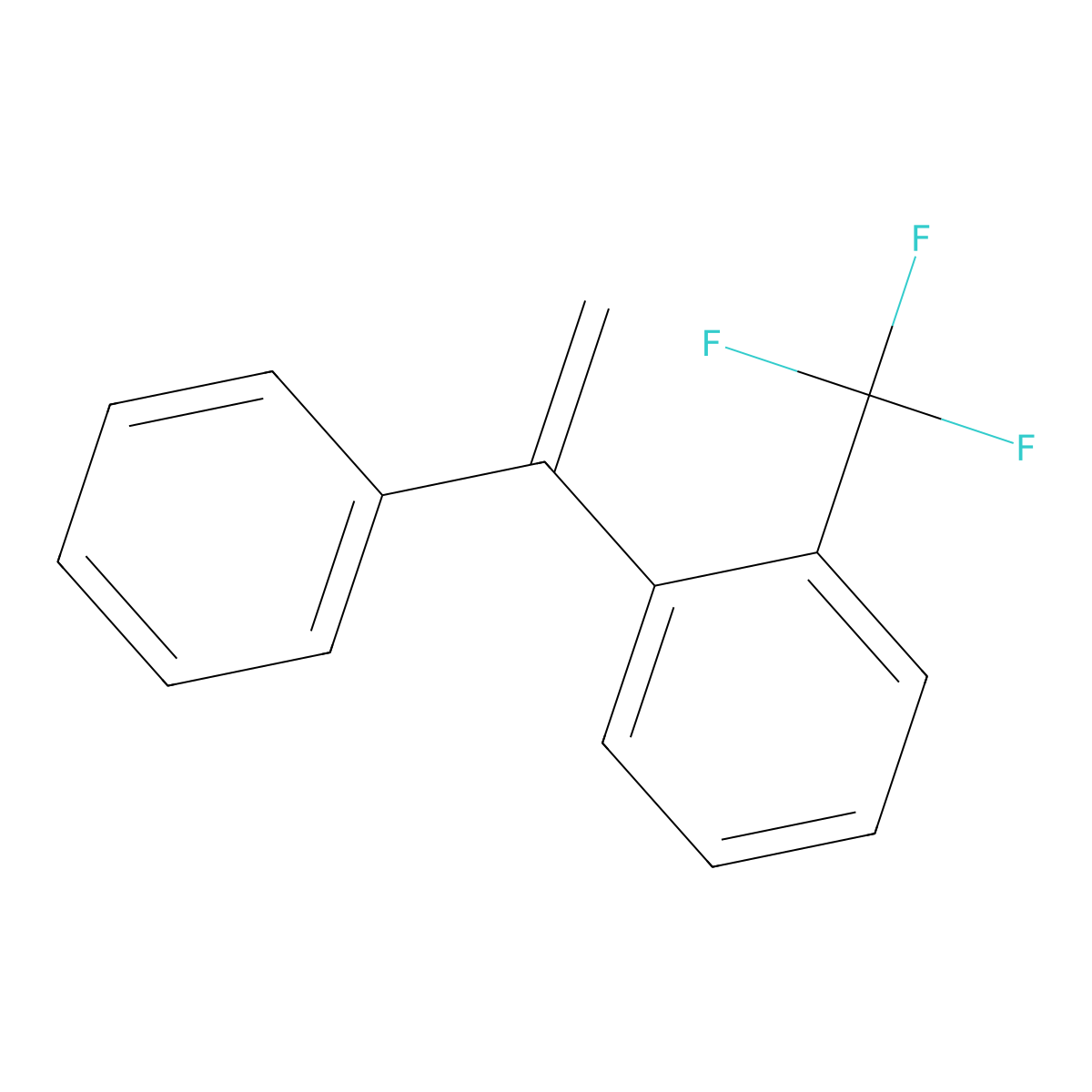 1-(1-Phenylvinyl)-2-(trifluoromethyl)benzene molecular structure, CAS 191867-93-3