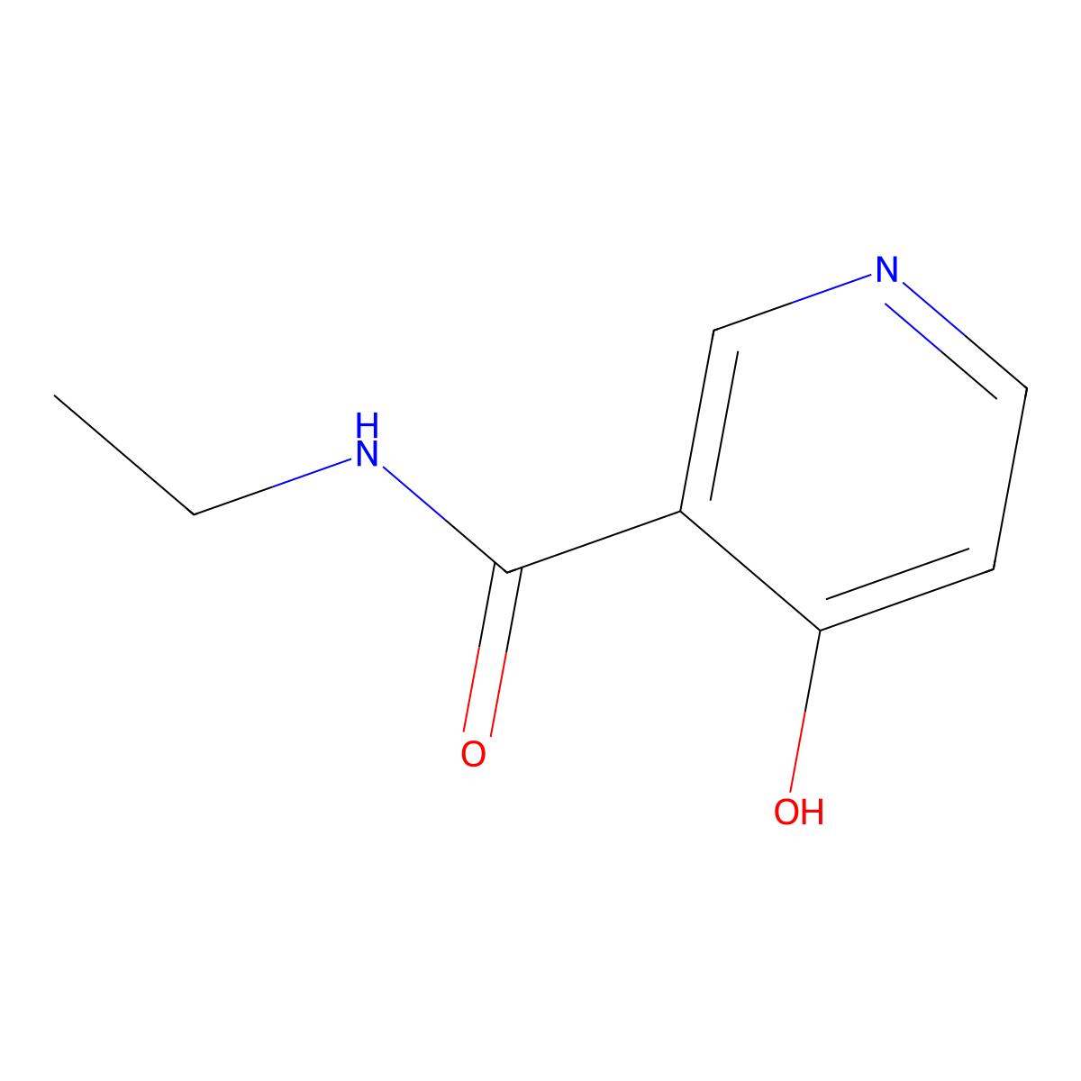 N-Ethyl-4-hydroxynicotinamide molecular structure, CAS 1918973-89-3