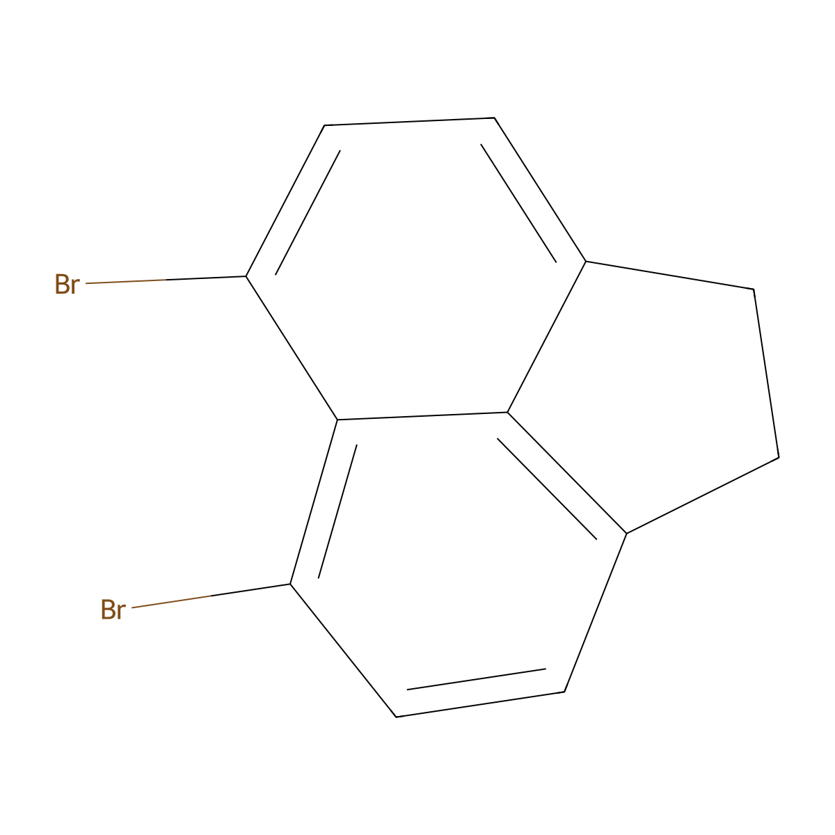 Acenaphthylene, 5,6-dibromo-1,2-dihydro- molecular structure, CAS 19190-91-1