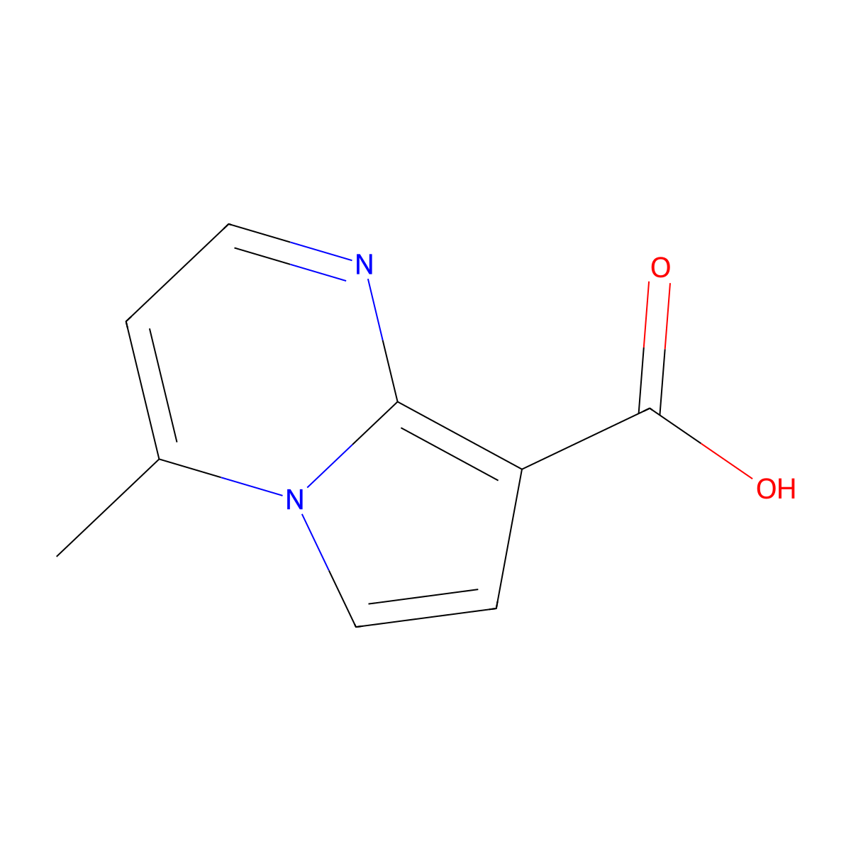 4-Methylpyrrolo[1,2-a]pyrimidine-8-carboxylic acid molecular structure, CAS 1919049-86-7