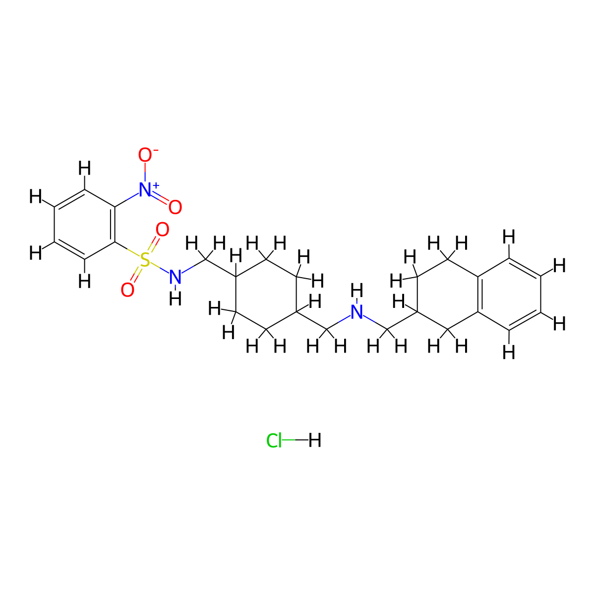 Ntncb hydrochloride molecular structure, CAS 191931-56-3