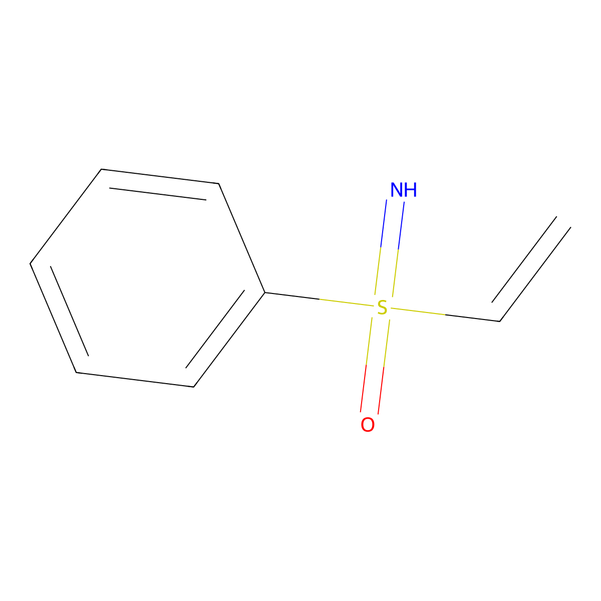 (Vinylsulfonimidoyl)benzene molecular structure, CAS 1919892-62-8