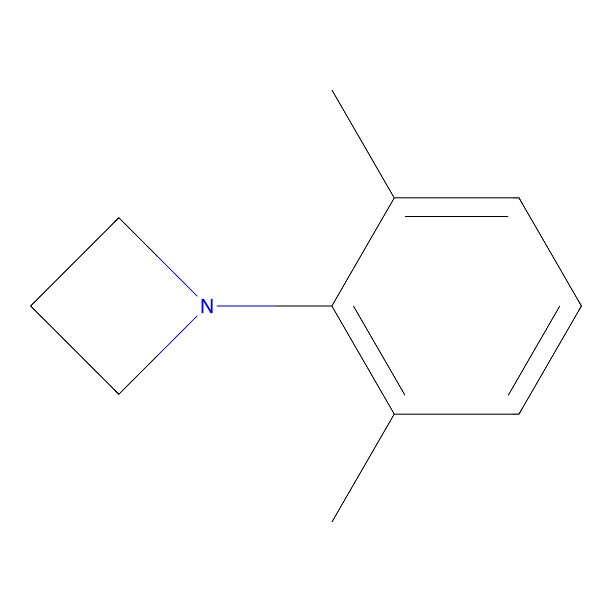 N-(2,6-Dimethylphenyl)azetidine molecular structure, CAS 19199-06-5