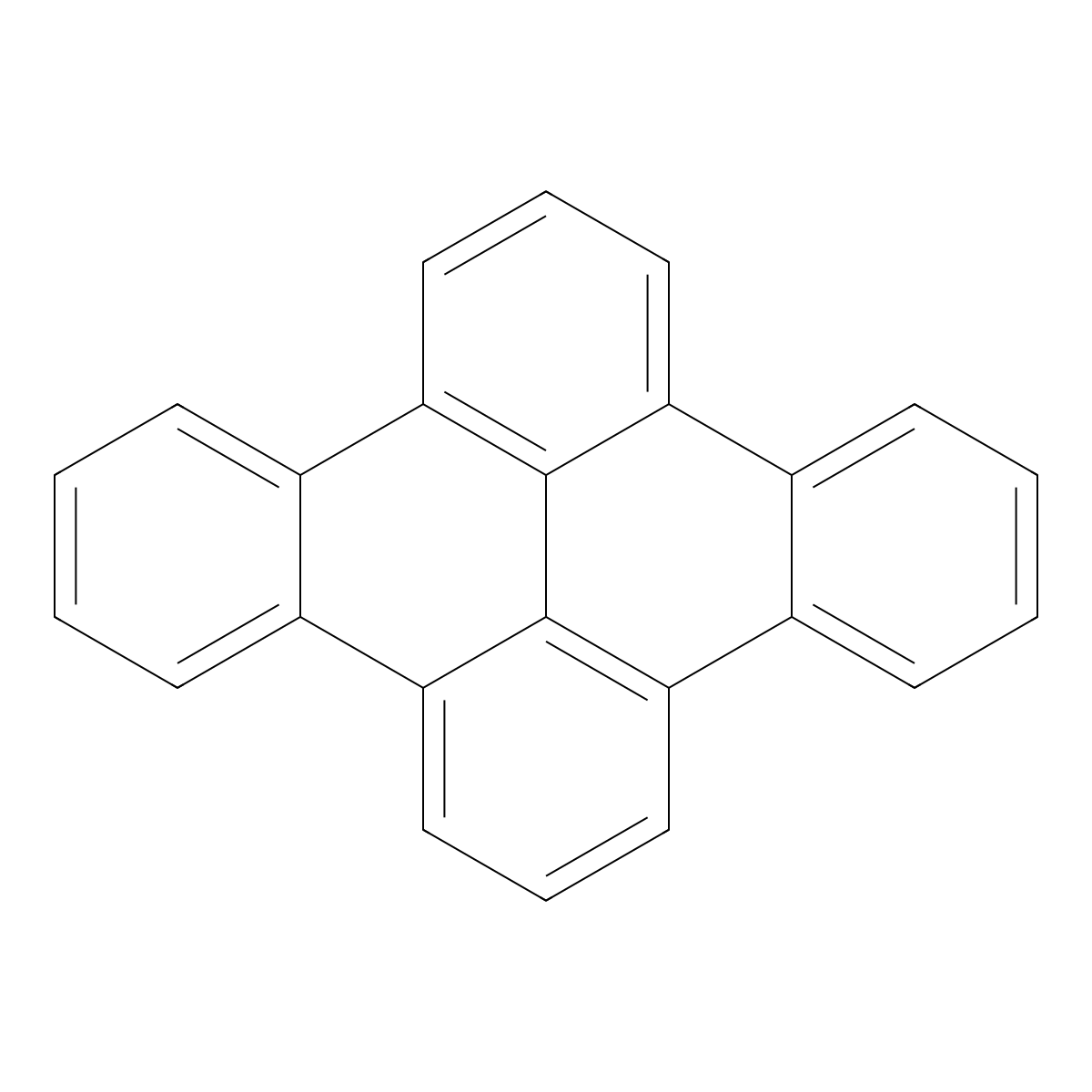 Dibenzo(e,l)pyrene molecular structure, CAS 192-51-8
