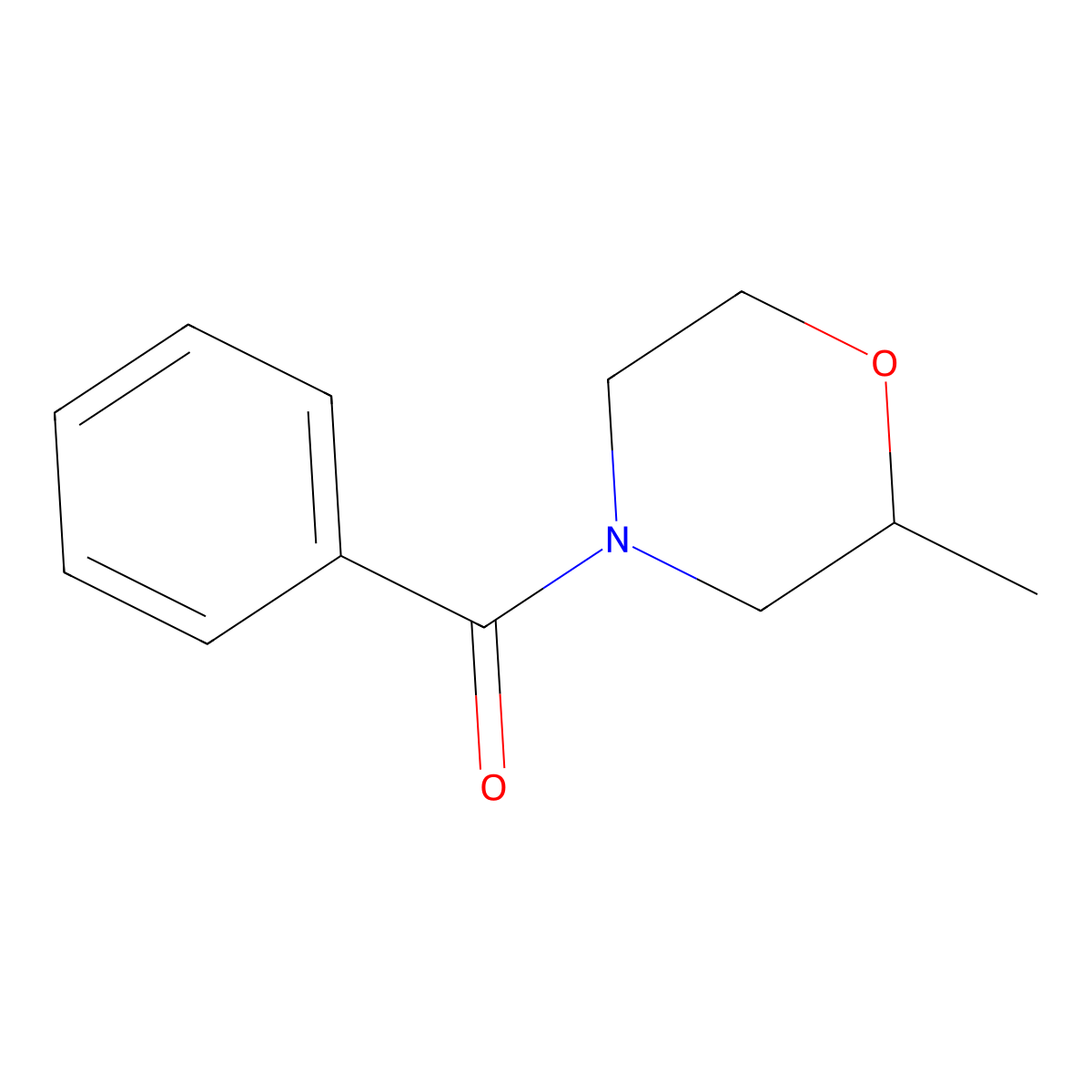 (2-Methylmorpholino)(phenyl)methanone molecular structure, CAS 19202-03-0