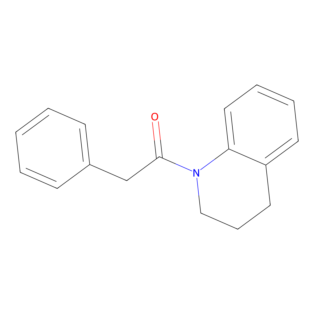 1-(3,4-dihydroquinolin-1(2H)-yl)-2-phenylethanone molecular structure, CAS 19202-12-1