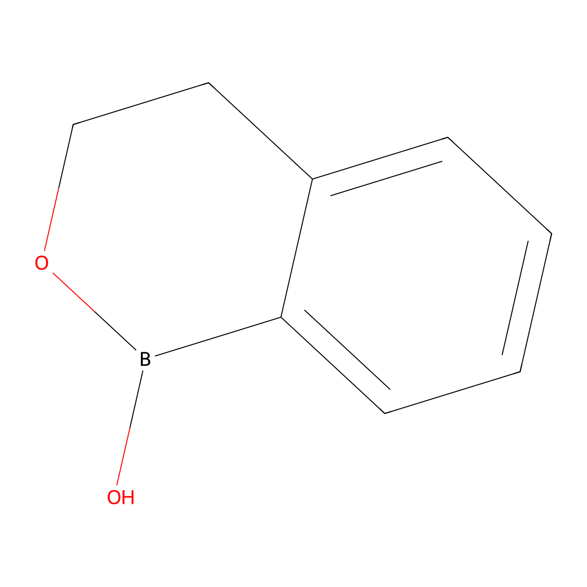 3,4-dihydro-1H-2,1-benzoxaborinin-1-ol molecular structure, CAS 19206-51-0