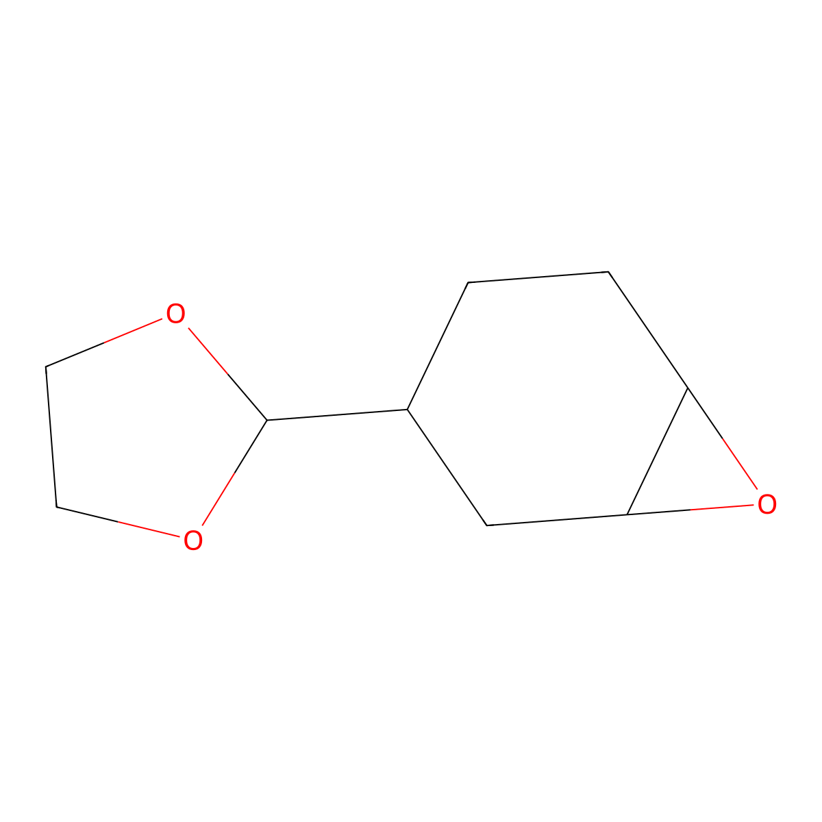 3-(1,3-Dioxolan-2-yl)-7-oxabicyclo[4.1.0]heptane molecular structure, CAS 19207-19-3
