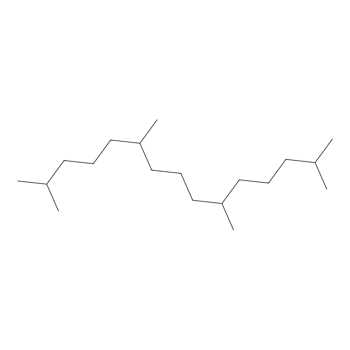 Pristane molecular structure, CAS 1921-70-6