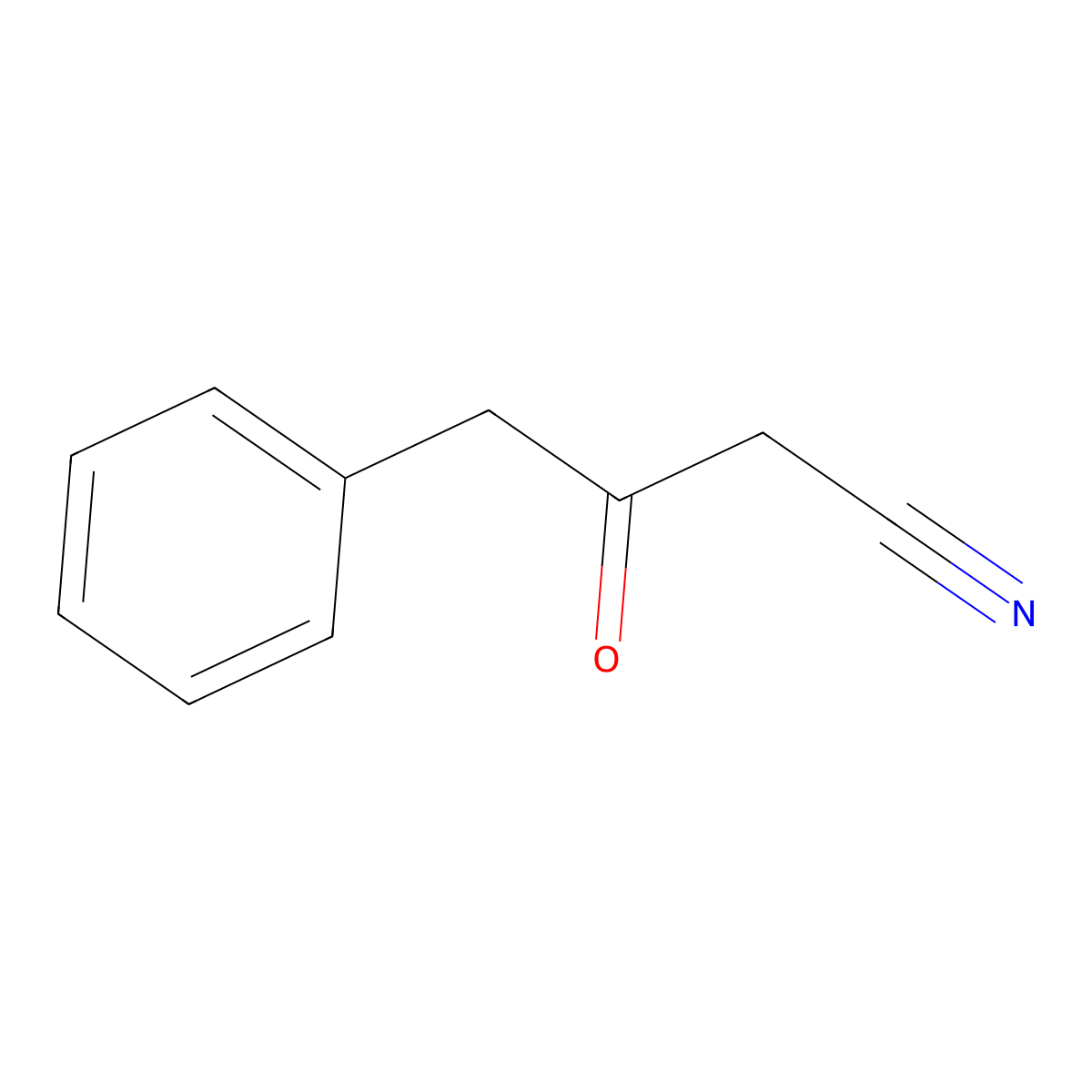 3-Oxo-4-phenylbutanenitrile molecular structure, CAS 19212-27-2