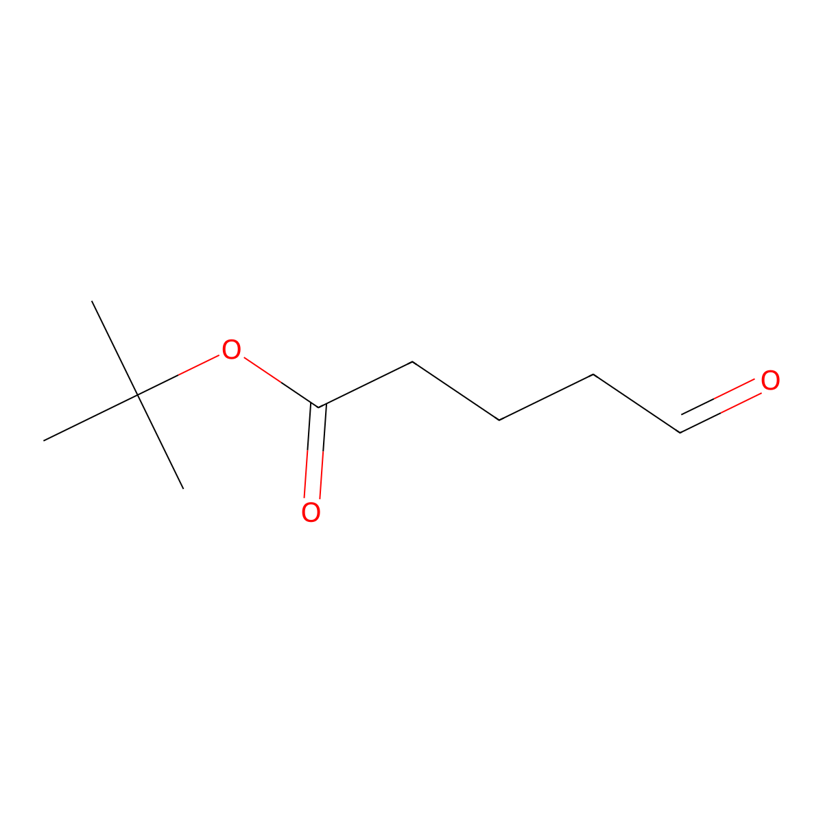 Tert-butyl 5-oxopentanoate molecular structure, CAS 192123-41-4