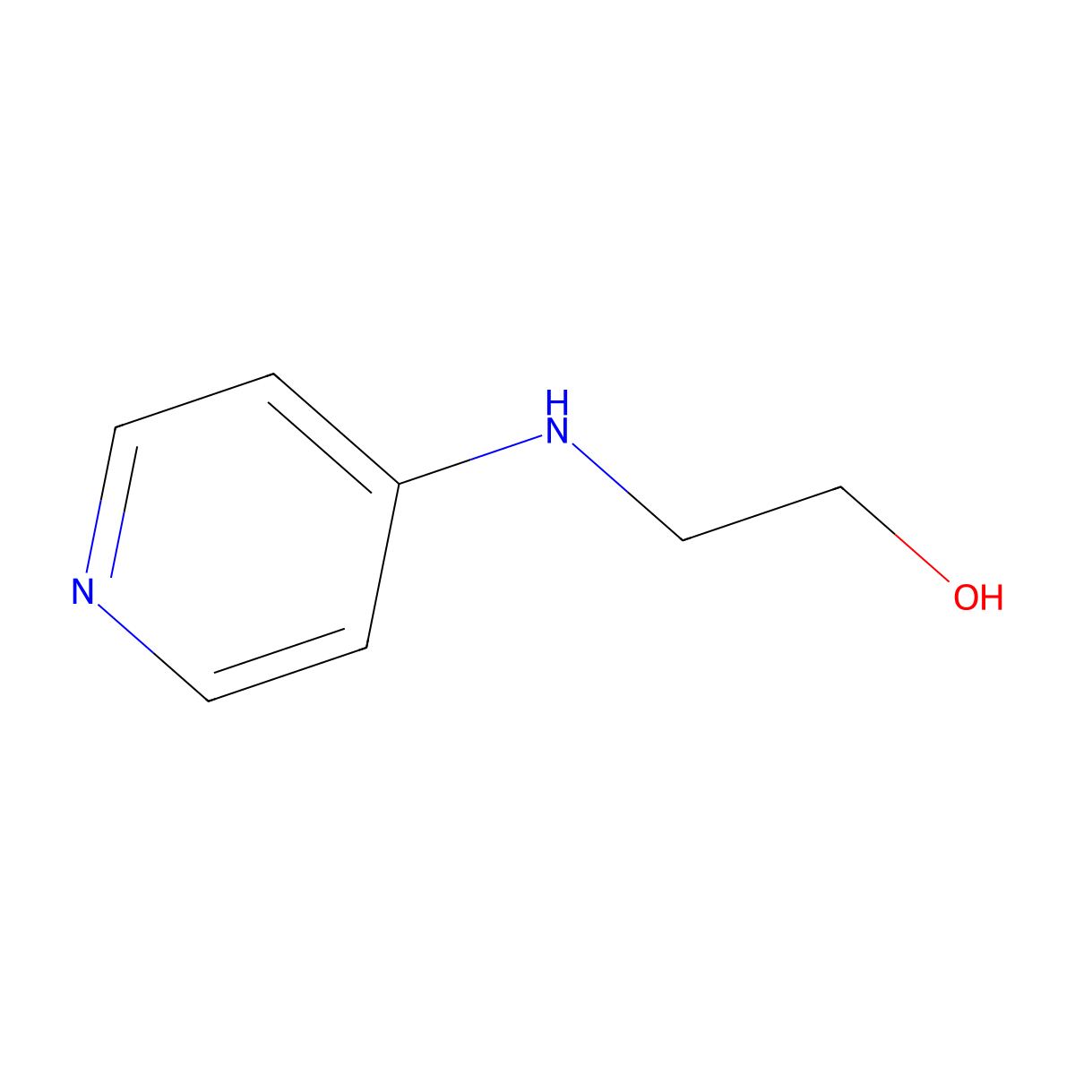 4-(2-Hydroxyethylamino)-pyridine molecular structure, CAS 192130-06-6