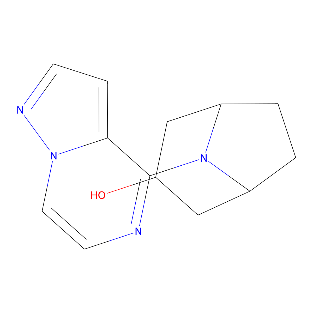 8-{Pyrazolo[1,5-a]pyrazin-4-yl}-8-azabicyclo[3.2.1]octan-3-ol molecular structure, CAS 1921492-19-4