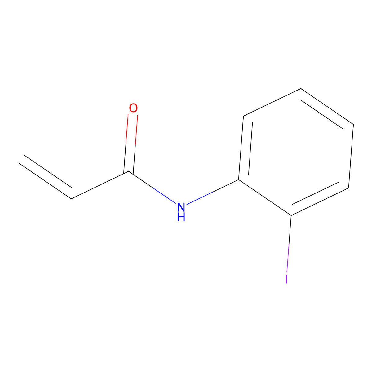 N-(2-Iodophenyl)acrylamide molecular structure, CAS 192190-12-8