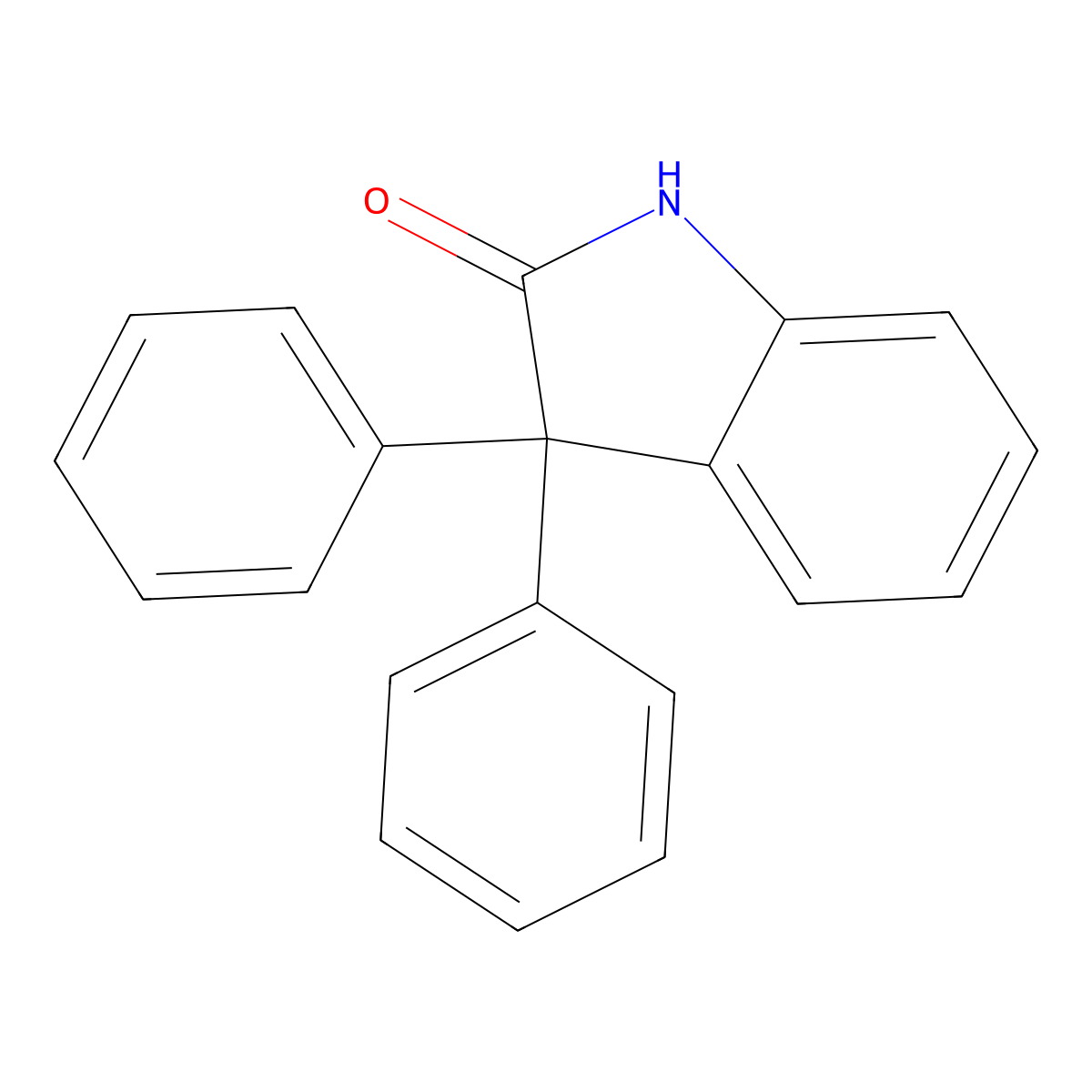 3,3-Diphenyloxindole molecular structure, CAS 1922-79-8